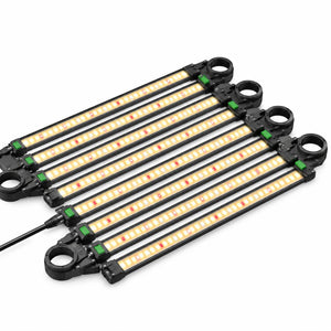 VIVOSUN LumaRay Side Lights 8-Bar | 100W Full Spectrum LED Grow Light Bars & SGS Compatible