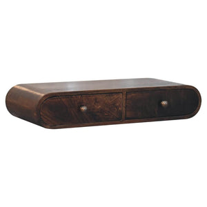 Wall-Mounted Console | Solid Mango Wood | California Walnut Finish