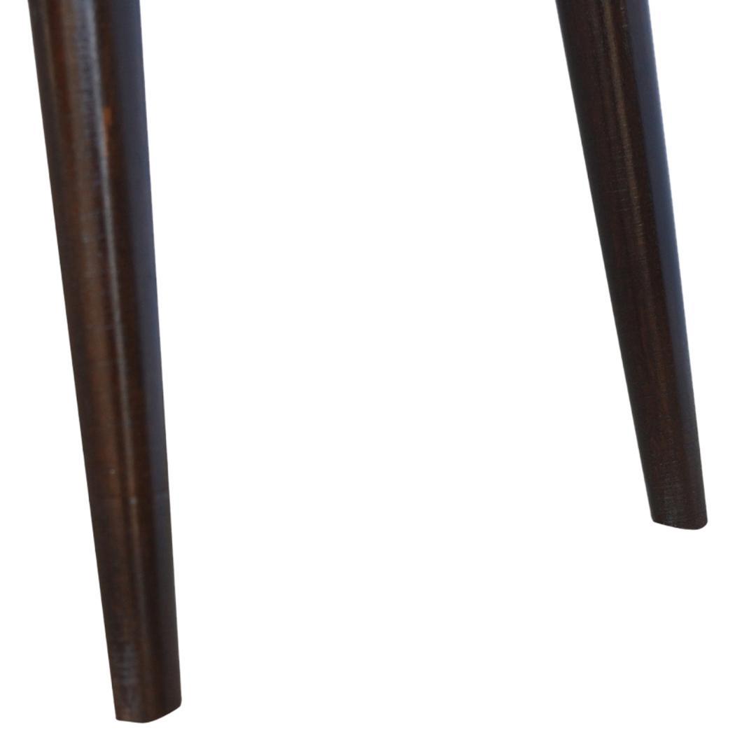 Walnut Open Writing Desk | Solid Mango Wood | Walnut Finish | 2 Shelf Home Office Desk