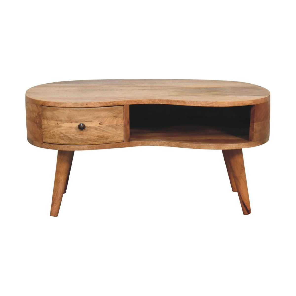 Wave Coffee Table | Oak Finish | Sculptural Living Room Design