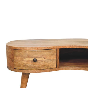 Wave Coffee Table | Oak Finish | Sculptural Living Room Design