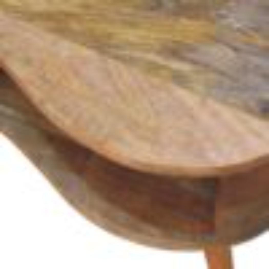Wave Coffee Table | Oak Finish | Sculptural Living Room Design