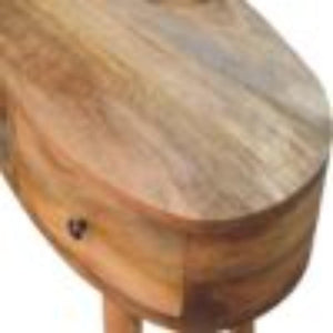 Wave Writing Desk | Oak Finish | Curved Home Office Design