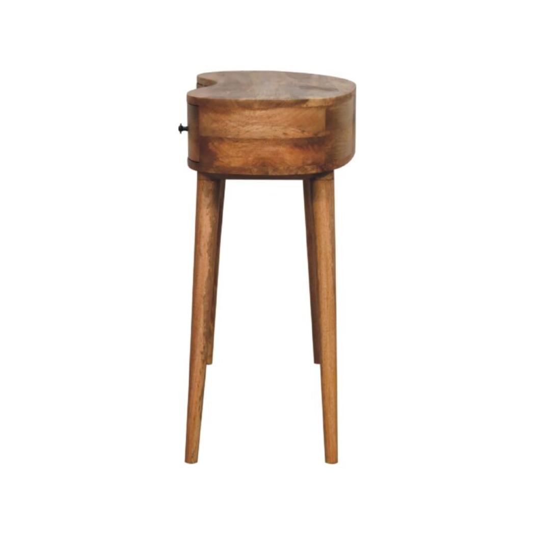Wave Writing Desk | Oak Finish | Curved Home Office Design
