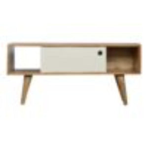 White Sliding Media Unit | Sliding Storage | Contemporary TV Unit