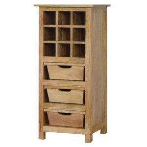 Wine Cabinet | Bottle & Glassware Storage | Compact Home Bar Furniture