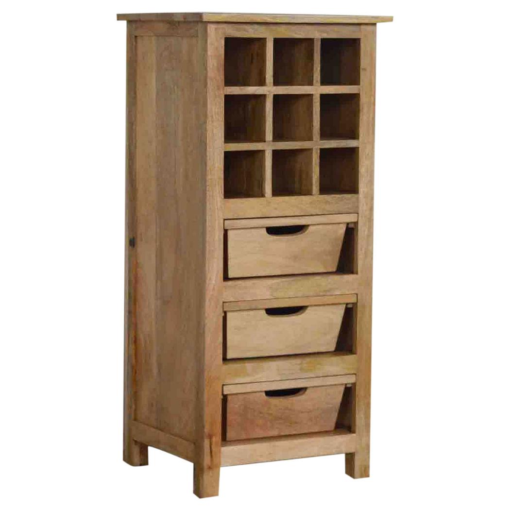 Wine Cabinet | Bottle & Glassware Storage | Compact Home Bar Furniture