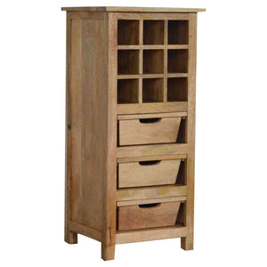 Wine Cabinet | Bottle & Glassware Storage | Compact Home Bar Furniture