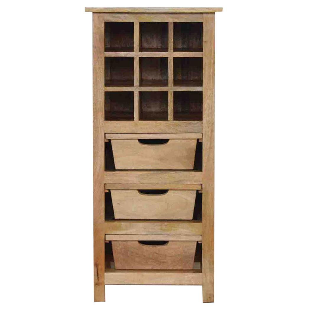 Wine Cabinet | Bottle & Glassware Storage | Compact Home Bar Furniture