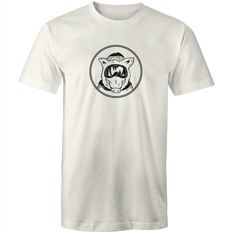 Men's Snowboarding Pig T-shirt