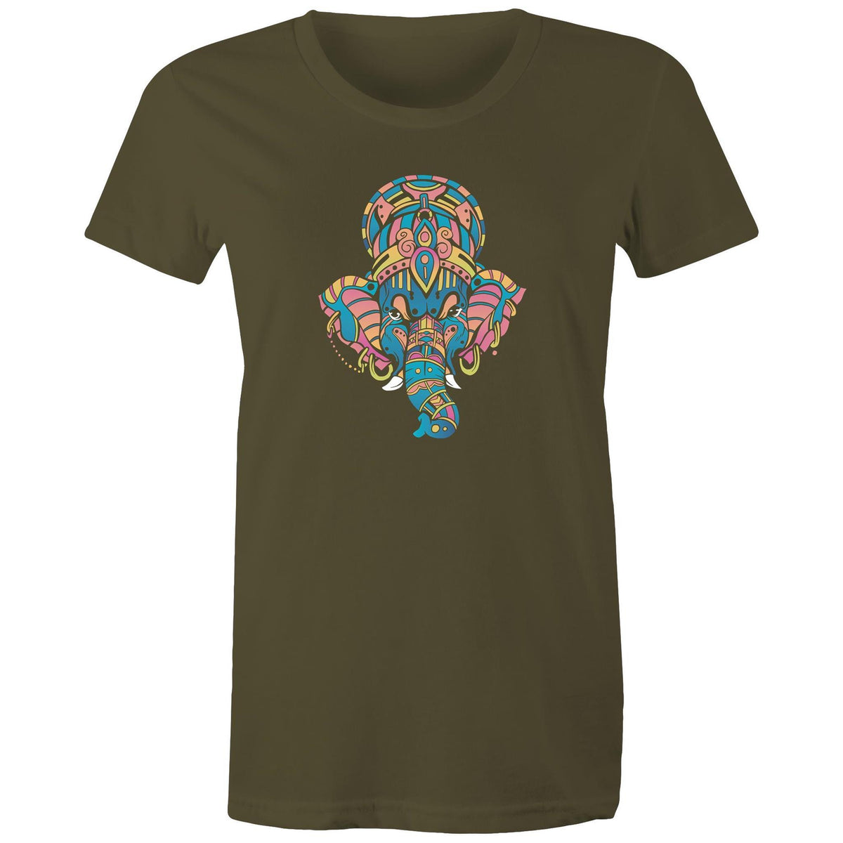 Women's Colourful Ganesha T-shirt