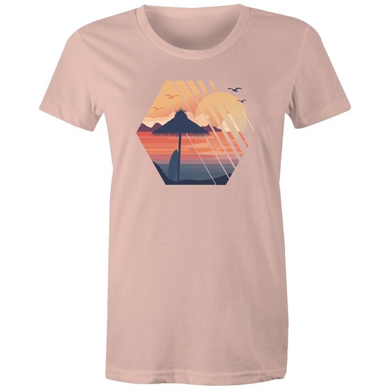 Women's Chilled Sunset Beach T-shirt