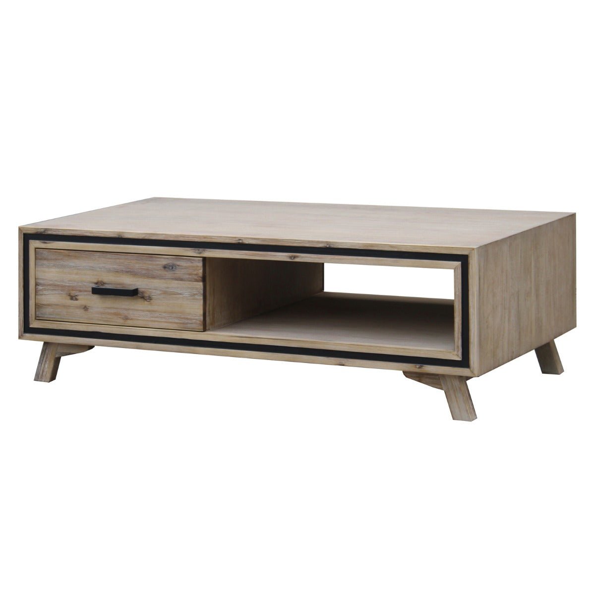 Solid Wood Acacia & Veneer Coffee Table