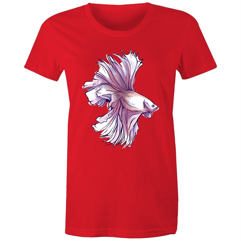 Women's Water coloured Fish T-shirt