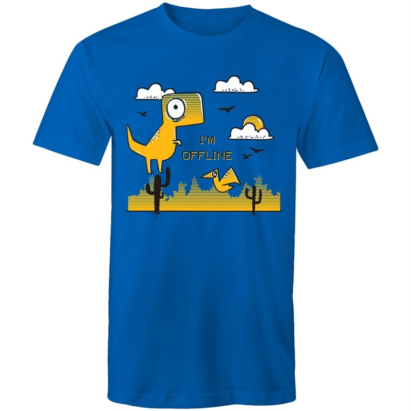 Men's I'm Offline Dinosaur T-shirt