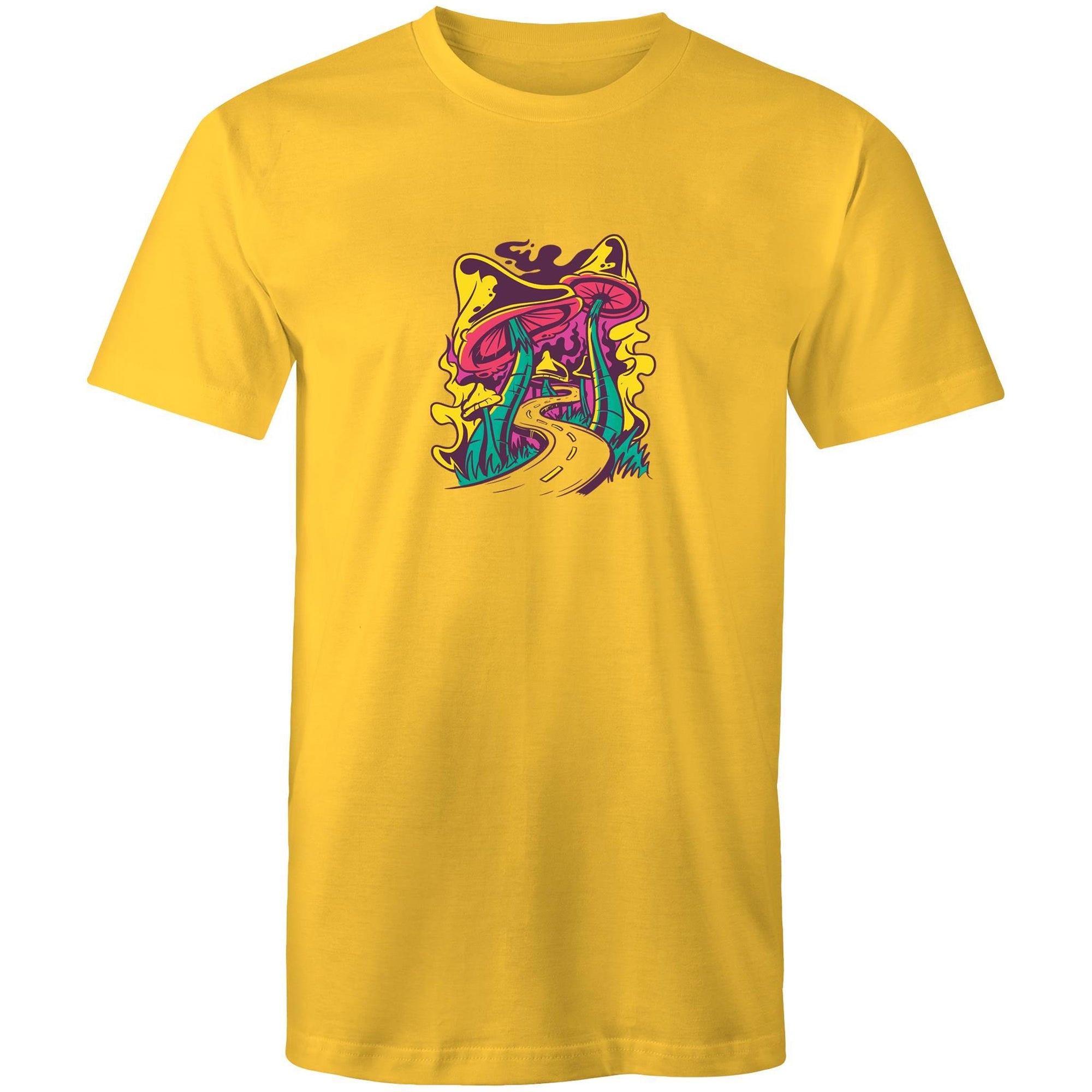 Men's Trippy Mushroom Road T-shirt