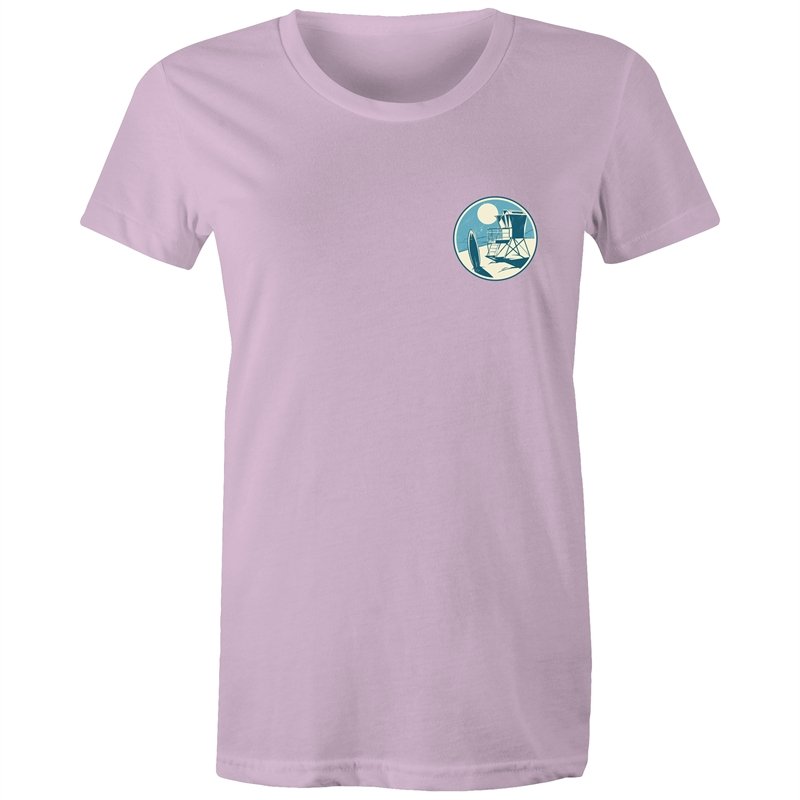 Women's Beach Logo Pocket T-shirt