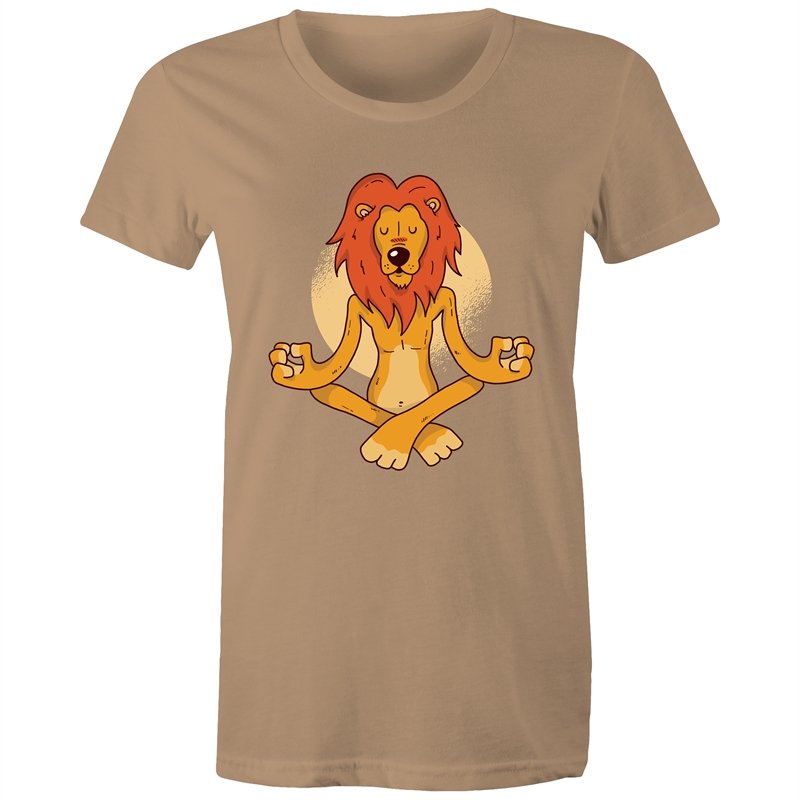 Women's Meditating Lion T-shirt