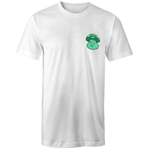 Men's Long Styled Charming Mushroom Pocket T-shirt