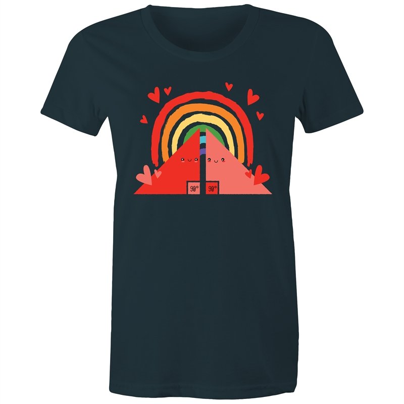 Women's Soul Mate Rainbow T-shirt