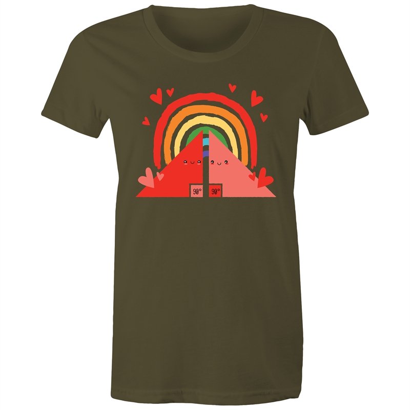 Women's Soul Mate Rainbow T-shirt