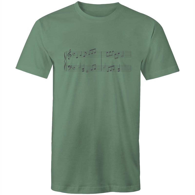 Men's Music Sheet T-shirt