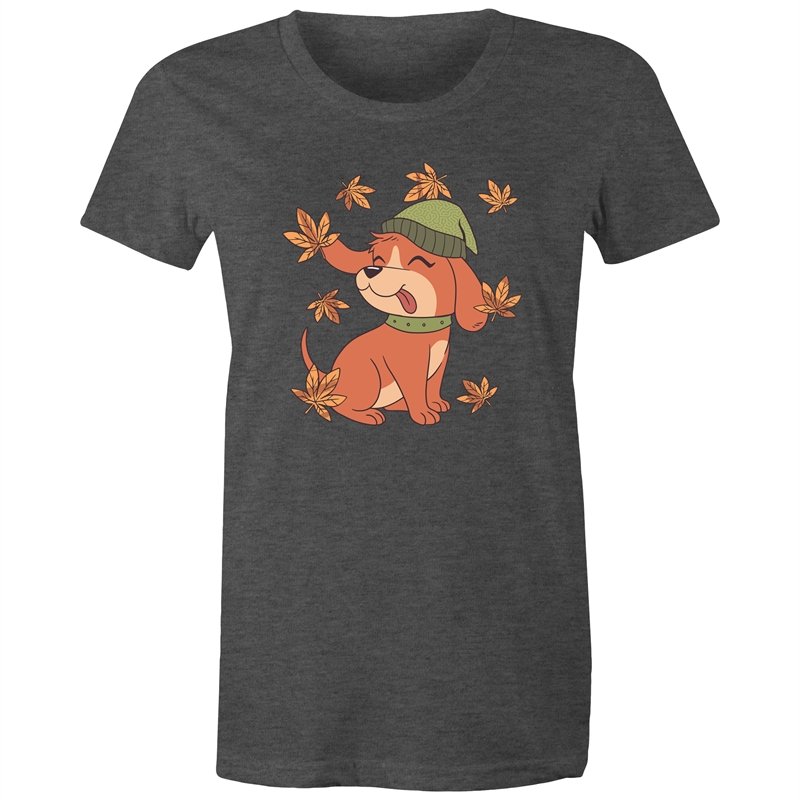 Women's Cute Spring Puppy T-shirt