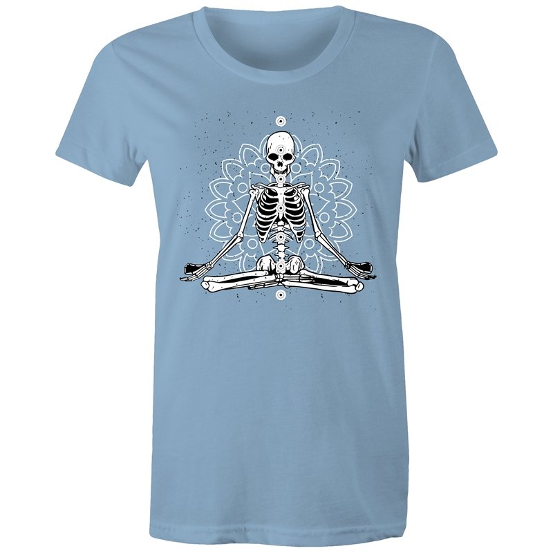 Women's Meditating Skeleton T-shirt