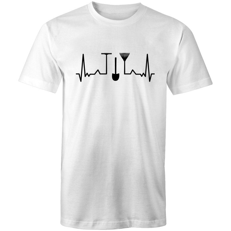 Men's Gardening Heart-Beat T-shirt