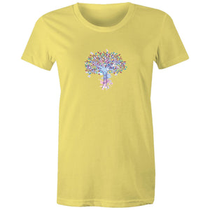 Women's Tree Of Life Watercolour T-shirt