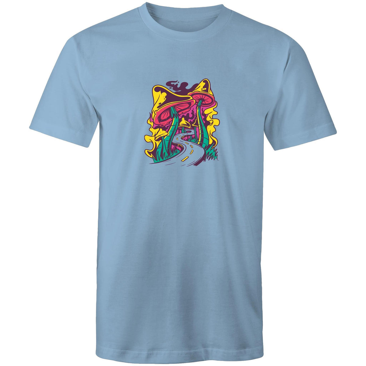 Men's Trippy Mushroom Road T-shirt