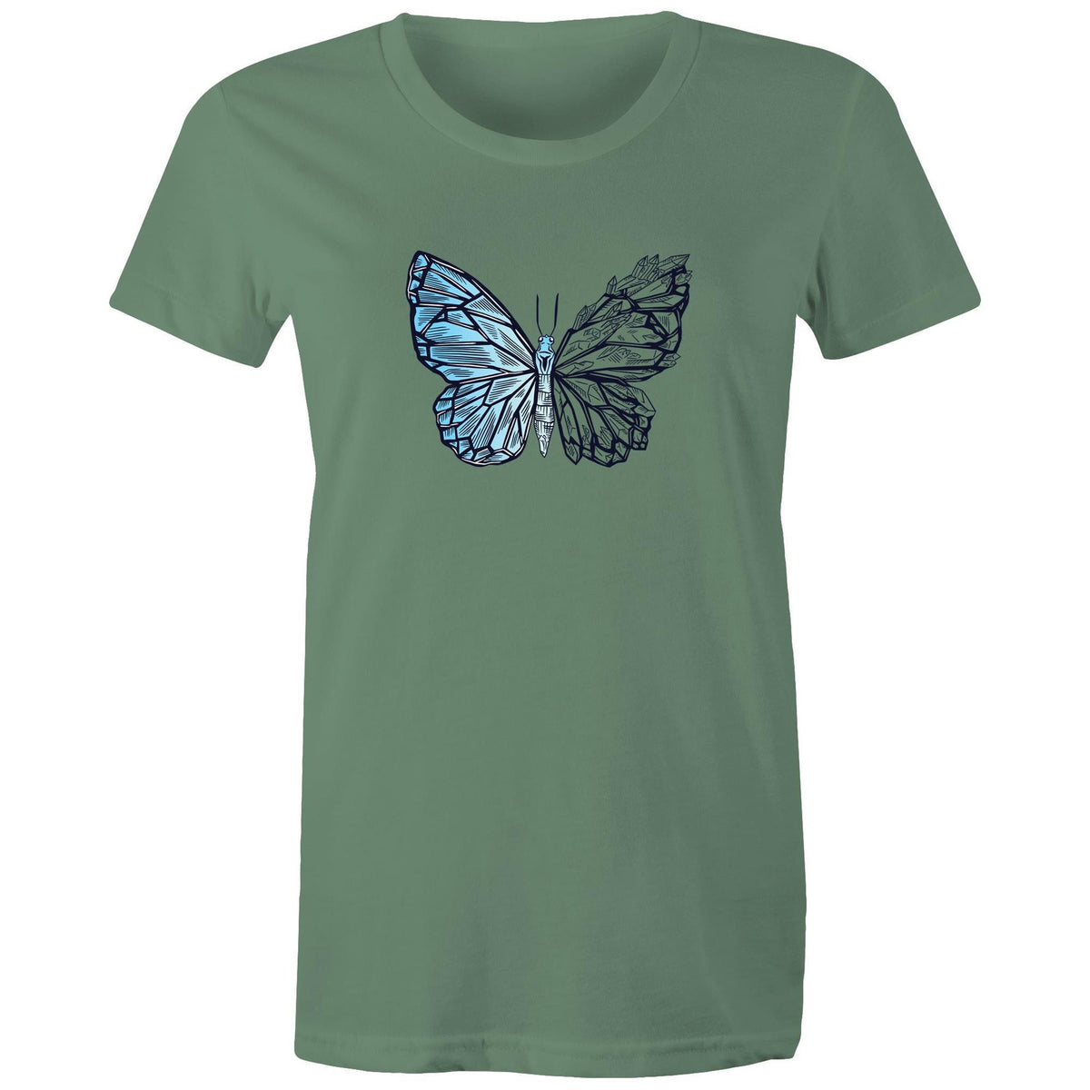 Women's Crystal Butterfly T-shirt