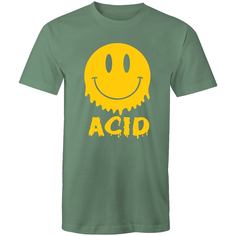 Men's Melting Acid Face T-shirt