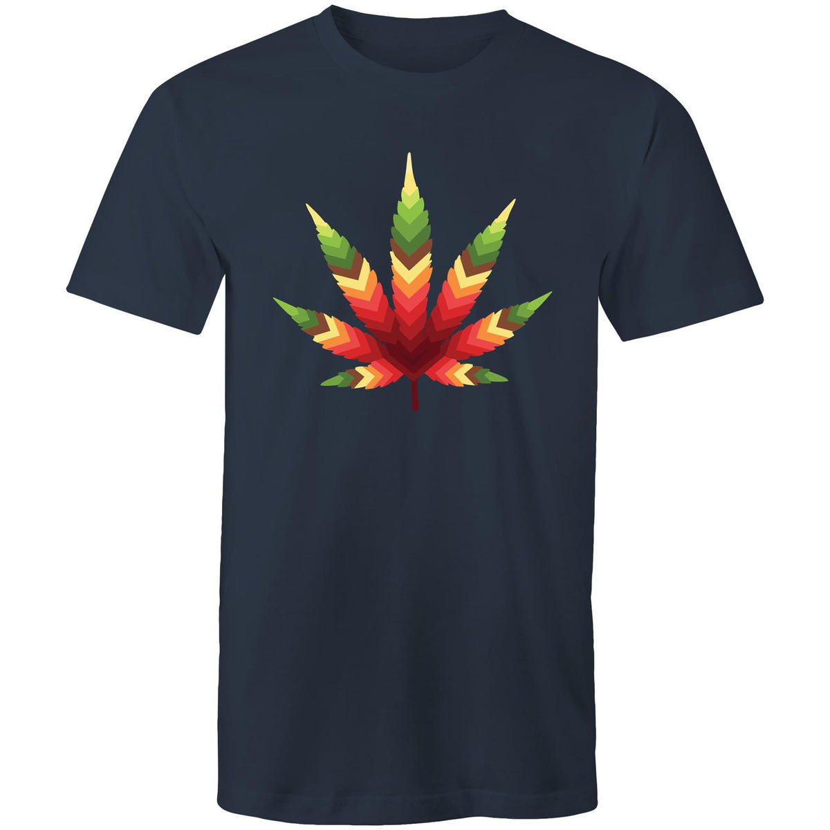 Men's Cannabis Leaf Art T-shirt