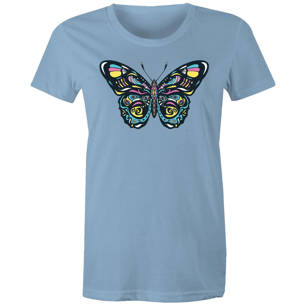 Women's Psychedelic Butterfly T-shirt