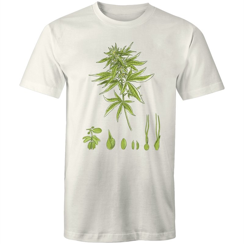 Men's Cannabis Breeding Diagram T-shirt