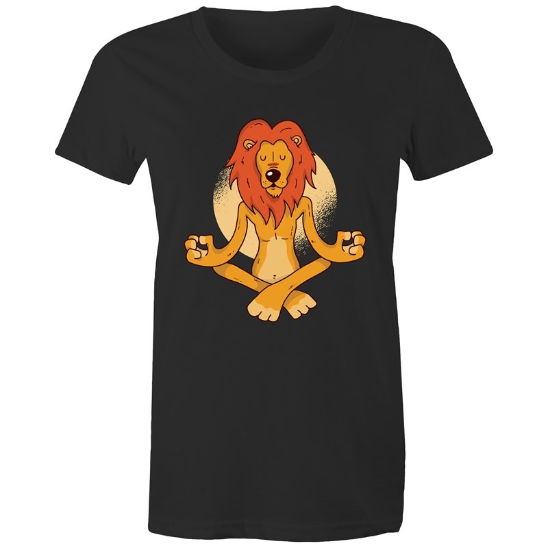Women's Meditating Lion T-shirt