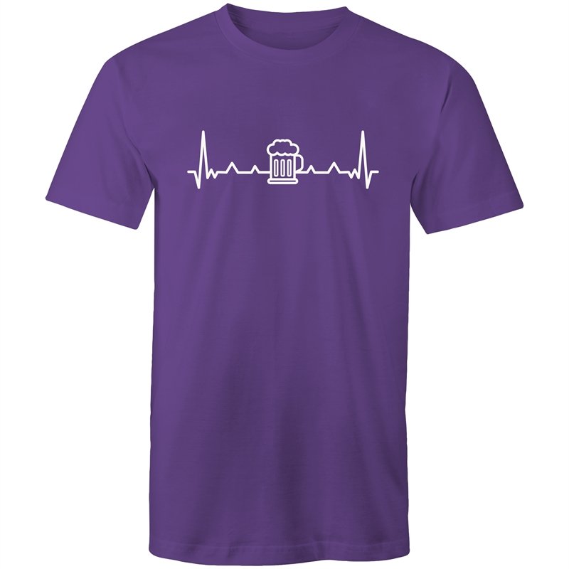 Men's Beer Heart Beat T-shirt