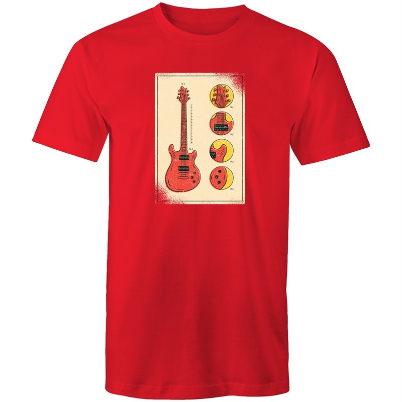 Men's Guitar Diagram T-shirt