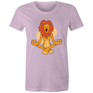 Women's Meditating Lion T-shirt