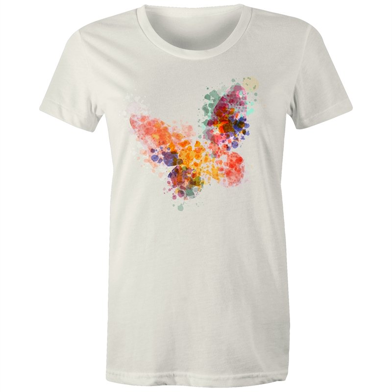 Women's Watercolour Butterfly T-shirt