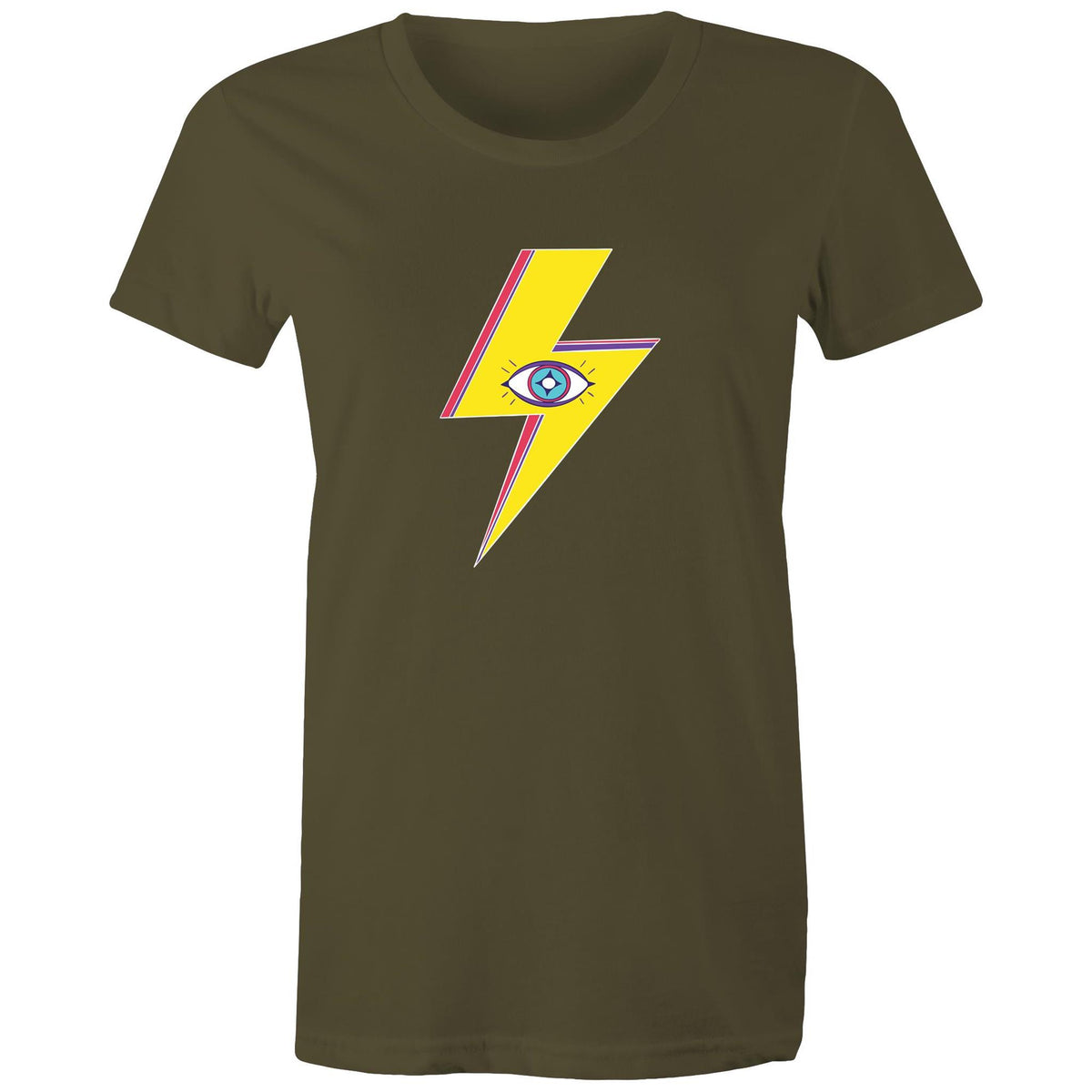 Women's Lightning Bolt Eye T-shirt