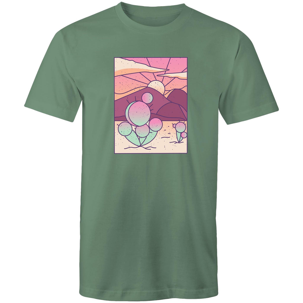 Men's Desert Landscape Art T-shirt