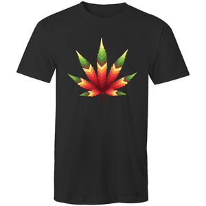 Men's Cannabis Leaf Art T-shirt