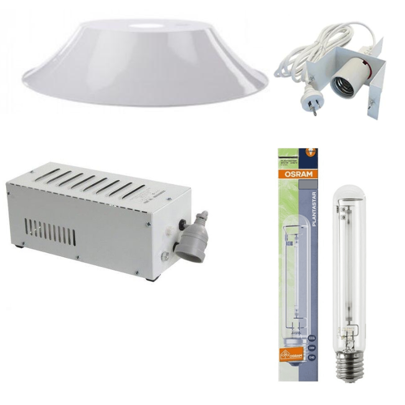1000w HPS Grow Light Kit | Osram Bulb + 900mm Deep Bowl + Ballast