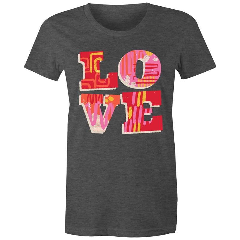 Women's Abstract Love T-shirt