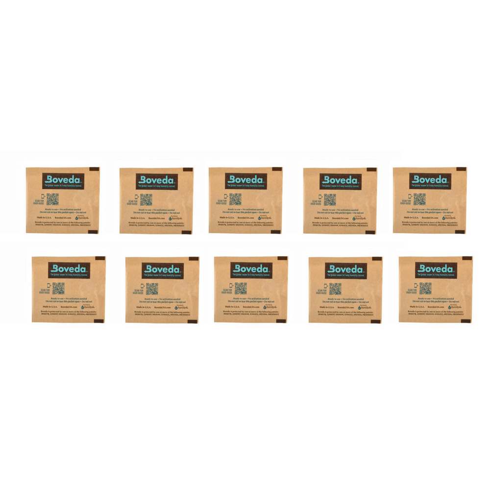 10 Pack Of 4 Gram Boveda Humidipaks - 58%