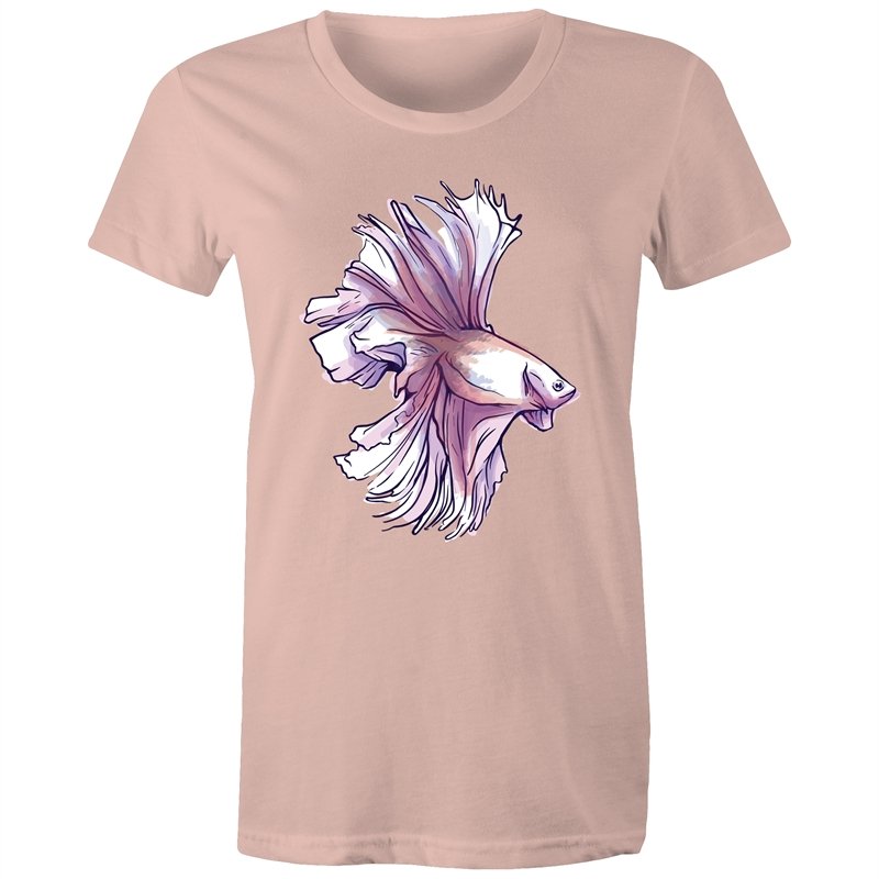 Women's Water coloured Fish T-shirt