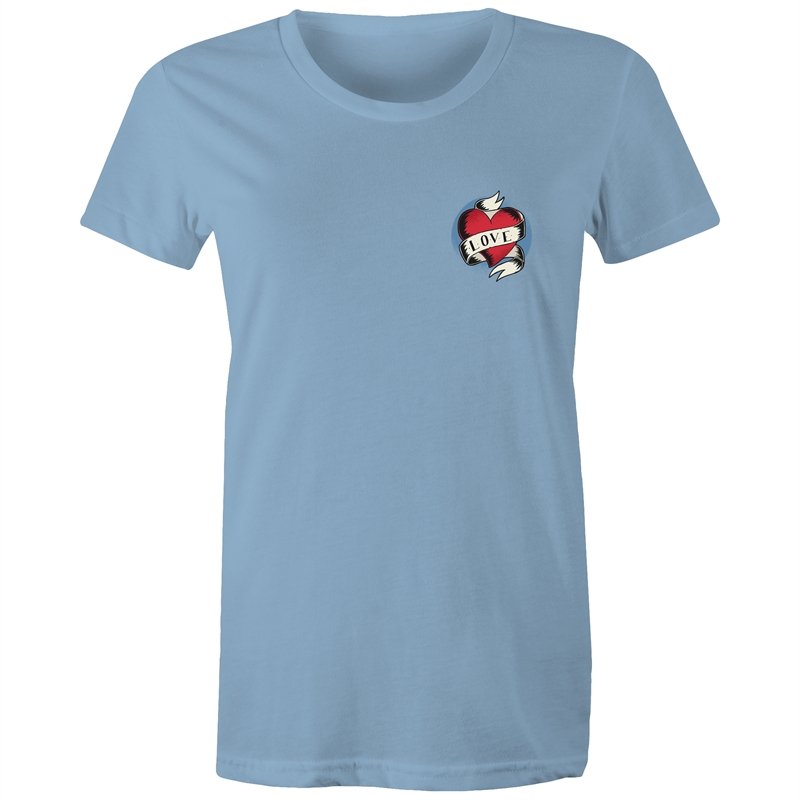 Women's Love Pocket Badge T-shirt