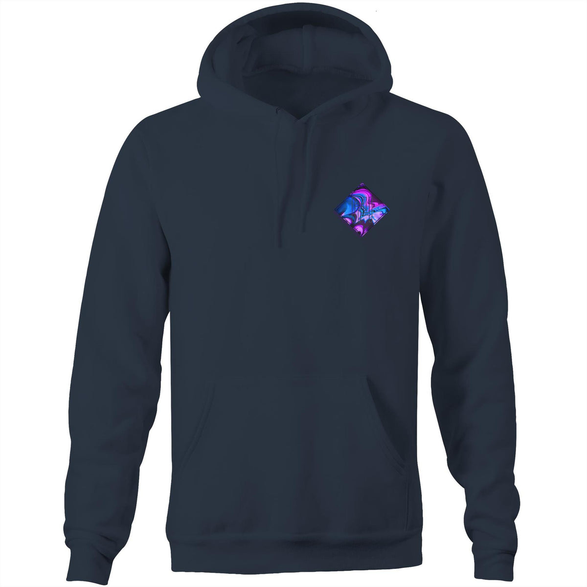 Purple Waves Hippie House Hoodie Sweatshirt
